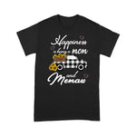 Flamingo Shirt Happiness Is Being A Mom And Memaw Sunflower Grandma - Scotstee Shop