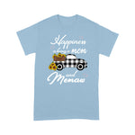 Flamingo Shirt Happiness Is Being A Mom And Memaw Sunflower Grandma - Scotstee Shop