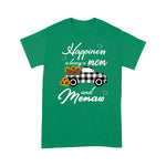 Flamingo Shirt Happiness Is Being A Mom And Memaw Sunflower Grandma - Scotstee Shop