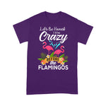 Flamingo Shirt Let's Be Honest I Was Crazy Before The Flamingos - Scotstee Shop