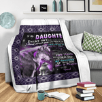 Fleece Blanket Personalized A Letter To My Daughter From Dad Fathers Day Blanket - Scotstee Shop