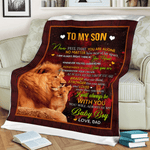 Fleece Blanket Personalized Letter To My Son From Dad Blanket Fathers Day Blanket - Scotstee Shop