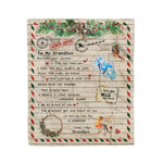 Fleece Blanket You Will Always My Dad My Hero To My Dad Fathers Day Blanket - Scotstee Shop