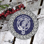 Fleming Clan Tartan Crest Badge Plaid Ornament Gift. Christmas Tree Ornament Tartan Ornament Great Christmas Ornaments Gift - Scotstee Shop