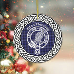 Fleming Clan Tartan Crest Badge Plaid Ornament Gift. Christmas Tree Ornament Tartan Ornament Great Christmas Ornaments Gift - Scotstee Shop