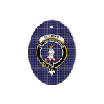 Fleming Scottish Clan Plaid Ornament Gift. Christmas Tree Ornament Fleming Clan Tartan Ornament,  ceramic ornament, personalized christmas ornaments, christmas tree ornaments, christmas door decorations, Plaid Ornament, Tartan Ceramic Ornament