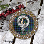 Fletcher Celtic Circle Plaid Ornament Gift. Christmas Tree Ornament Tartan Ornament Great Christmas Ornaments Gift - Scotstee Shop