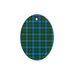 Fletcher Tartan Oval Ornaments, Christmas Tree Ornament, Plaid Christmas Ornaments, Ceramic Oval Christmas Tree Decoration, Tartan Oval Ornaments, Christmas Tree Ornament, Plaid Christmas Ornaments, Ceramic Oval Christmas Tree Decoration