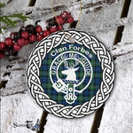Forbes Clan Tartan Crest Badge Plaid Ornament Gift. Christmas Tree Ornament Tartan Ornament Great Christmas Ornaments Gift - Scotstee Shop