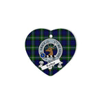 Forbes Scottish Clan Badge Plaid Ornament Gift. Christmas Tree Ornament Forbes Clan Tartan Ornament Great Christmas Ornaments Gift Heart Ornament