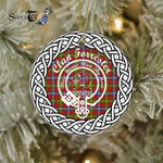 Forrester Clan Tartan Crest Badge Plaid Ornament Gift. Christmas Tree Ornament Tartan Ornament Great Christmas Ornaments Gift - Scotstee Shop