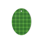 Forrester Hunting Tartan Oval Ornaments, Christmas Tree Ornament, Plaid Christmas Ornaments, Ceramic Oval Christmas Tree Decoration, Tartan Oval Ornaments, Christmas Tree Ornament, Plaid Christmas Ornaments, Ceramic Oval Christmas Tree Decoration