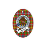 Forrester Scottish Clan Badge Plaid Ornament Gift. Christmas Tree Ornament Forrester Tartan Ornament,  ceramic ornament, personalized christmas ornaments, christmas tree ornaments, christmas door decorations, Plaid Ornament, Tartan Ceramic Ornament