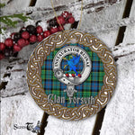 Forsyth Celtic Circle Plaid Ornament Gift. Christmas Tree Ornament Tartan Ornament Great Christmas Ornaments Gift - Scotstee Shop