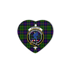 Forsyth Scottish Clan Plaid Ornament Gift. Christmas Tree Ornament Forsyth Christmas Ornament, Christmas Heart Ornament, Plaid Heart Ornament, Tartan Ornament, Tartan Heart Ornament