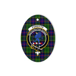Forsyth Scottish Clan Plaid Ornament Gift. Christmas Tree Ornament Forsyth Clan Tartan Ornament,  ceramic ornament, personalized christmas ornaments, christmas tree ornaments, christmas door decorations, Plaid Ornament, Tartan Ceramic Ornament