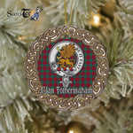 Fotheringham Celtic Circle Large Plaid Ornament Gift. Christmas Tree Ornament Tartan Ornament Great Christmas Ornaments Gift - Scotstee Shop