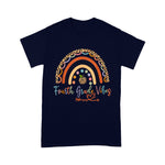 Fourth Grade Vibes Rainbow Teacher 4th Grade Back To School Shirt - Scotstee Shop
