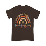 Fourth Grade Vibes Rainbow Teacher 4th Grade Back To School Shirt - Scotstee Shop