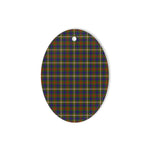 Fraser Hunting Tartan Oval Ornaments, Christmas Tree Ornament, Plaid Christmas Ornaments, Ceramic Oval Christmas Tree Decoration, Tartan Oval Ornaments, Christmas Tree Ornament, Plaid Christmas Ornaments, Ceramic Oval Christmas Tree Decoration