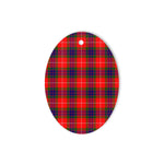 Fraser Modern Tartan Oval Ornaments, Christmas Tree Ornament, Plaid Christmas Ornaments, Ceramic Oval Christmas Tree Decoration, Tartan Oval Ornaments, Christmas Tree Ornament, Plaid Christmas Ornaments, Ceramic Oval Christmas Tree Decoration