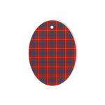 Fraser Tartan Oval Ornaments, Christmas Tree Ornament, Plaid Christmas Ornaments, Ceramic Oval Christmas Tree Decoration, Tartan Oval Ornaments, Christmas Tree Ornament, Plaid Christmas Ornaments, Ceramic Oval Christmas Tree Decoration