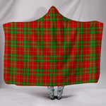 Scotstee Shop Tartan Blanket Hoodie - Clan Burnett Ancient Tartan Hooded Blanket
