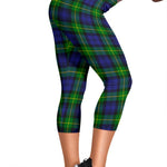 Scotstee Shop Tartan Capris Leggings Gordon Modern Tartan Leggings, Girls Capri Leggings, Capri Yoga Pants, Tartan Capri Leggings, Plaid Capri Leggings