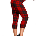 Scotstee Shop Tartan Capris Leggings Ettrick District Tartan Leggings, Girls Capri Leggings, Capri Yoga Pants, Tartan Capri Leggings, Plaid Capri Leggings