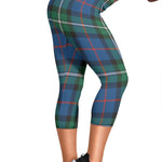 Scotstee Shop Tartan Capris Leggings Macphail Clan Tartan Leggings, Girls Capri Leggings, Capri Yoga Pants, Tartan Capri Leggings, Plaid Capri Leggings