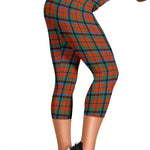 Scotstee Shop Tartan Capris Leggings Macnaughton Ancient Tartan Leggings, Girls Capri Leggings, Capri Yoga Pants, Tartan Capri Leggings, Plaid Capri Leggings