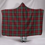 Scotstee Shop Tartan Blanket Hoodie - Clan Crawford Modern Tartan Hooded Blanket