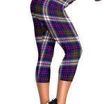 Scotstee Shop Tartan Capris Leggings Macdonald Dress Modern Tartan Leggings, Girls Capri Leggings, Capri Yoga Pants, Tartan Capri Leggings, Plaid Capri Leggings