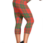 Scotstee Shop Tartan Capris Leggings Grant Ancient Tartan Leggings, Girls Capri Leggings, Capri Yoga Pants, Tartan Capri Leggings, Plaid Capri Leggings