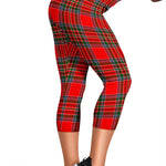 Scotstee Shop Tartan Capris Leggings Macbean Modern Tartan Leggings, Girls Capri Leggings, Capri Yoga Pants, Tartan Capri Leggings, Plaid Capri Leggings