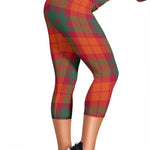 Scotstee Shop Tartan Capris Leggings Macnab Ancient Tartan Leggings, Girls Capri Leggings, Capri Yoga Pants, Tartan Capri Leggings, Plaid Capri Leggings