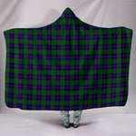 Scotstee Shop Tartan Blanket Hoodie - Clan Shaw Modern Tartan Hooded Blanket