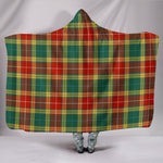 Scotstee Shop Tartan Blanket Hoodie - Clan Buchanan Old Sett Tartan Hooded Blanket