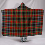 Scotstee Shop Tartan Blanket Hoodie - Clan Stewart Black Tartan Hooded Blanket