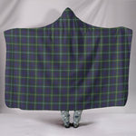 Scotstee Shop Tartan Blanket Hoodie - Clan Campbell Argyll Modern Tartan Hooded Blanket