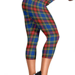 Scotstee Shop Tartan Capris Leggings Macbeth Modern Tartan Leggings, Girls Capri Leggings, Capri Yoga Pants, Tartan Capri Leggings, Plaid Capri Leggings