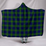 Scotstee Shop Tartan Blanket Hoodie - Clan Johnston Modern Tartan Hooded Blanket