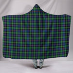 Scotstee Shop Tartan Blanket Hoodie - Clan Farquharson Ancient Tartan Hooded Blanket