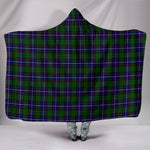 Scotstee Shop Tartan Blanket Hoodie - Clan Russell Modern Tartan Hooded Blanket