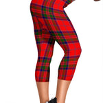 Scotstee Shop Tartan Capris Leggings Macgillivray Modern Tartan Leggings, Girls Capri Leggings, Capri Yoga Pants, Tartan Capri Leggings, Plaid Capri Leggings