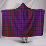 Scotstee Shop Tartan Blanket Hoodie - Clan Montgomery Modern Tartan Hooded Blanket