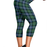 Scotstee Shop Tartan Capris Leggings Malcolm Ancient Tartan Leggings, Girls Capri Leggings, Capri Yoga Pants, Tartan Capri Leggings, Plaid Capri Leggings