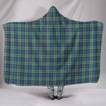 Scotstee Shop Tartan Blanket Hoodie - Clan Leslie Hunting Ancient Tartan Hooded Blanket