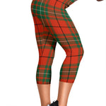 Scotstee Shop Tartan Capris Leggings Macaulay Ancient Tartan Leggings, Girls Capri Leggings, Capri Yoga Pants, Tartan Capri Leggings, Plaid Capri Leggings