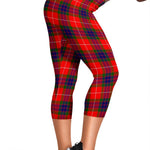Scotstee Shop Tartan Capris Leggings Fraser Modern Tartan Leggings, Girls Capri Leggings, Capri Yoga Pants, Tartan Capri Leggings, Plaid Capri Leggings
